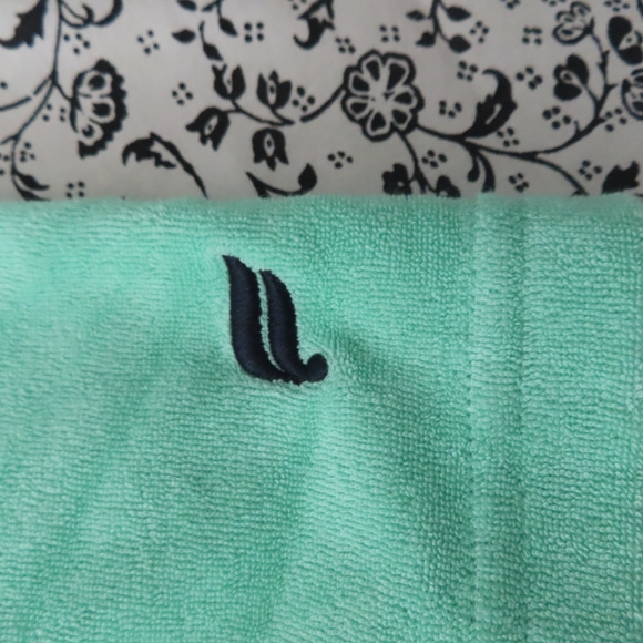 fabletics The Island Terry Button Up tropical water M - Picture 2 of 6